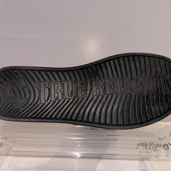 True Religion Jann Women’s Black Platform Sandals/Sz:8.5 - Picture 5 of 6